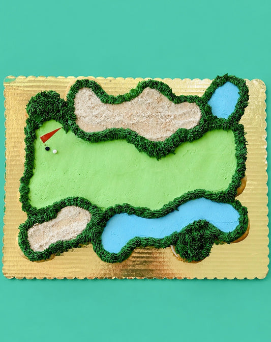 Golf Cupcake Cake