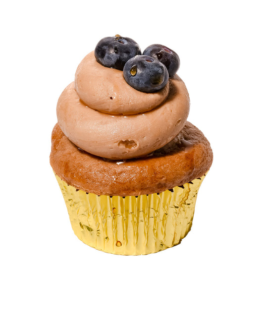 Blueberry Pancake Cupcake