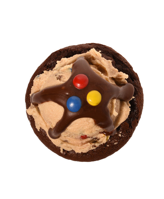 Monster Cookie Dough Cupcake