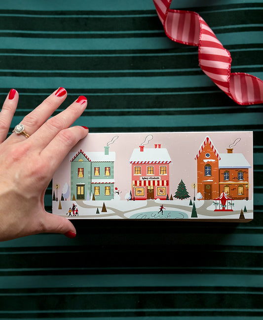 Village Box Cupcake Snowman