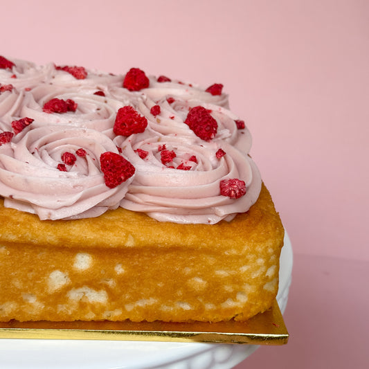 White Raspberry Snack Cake