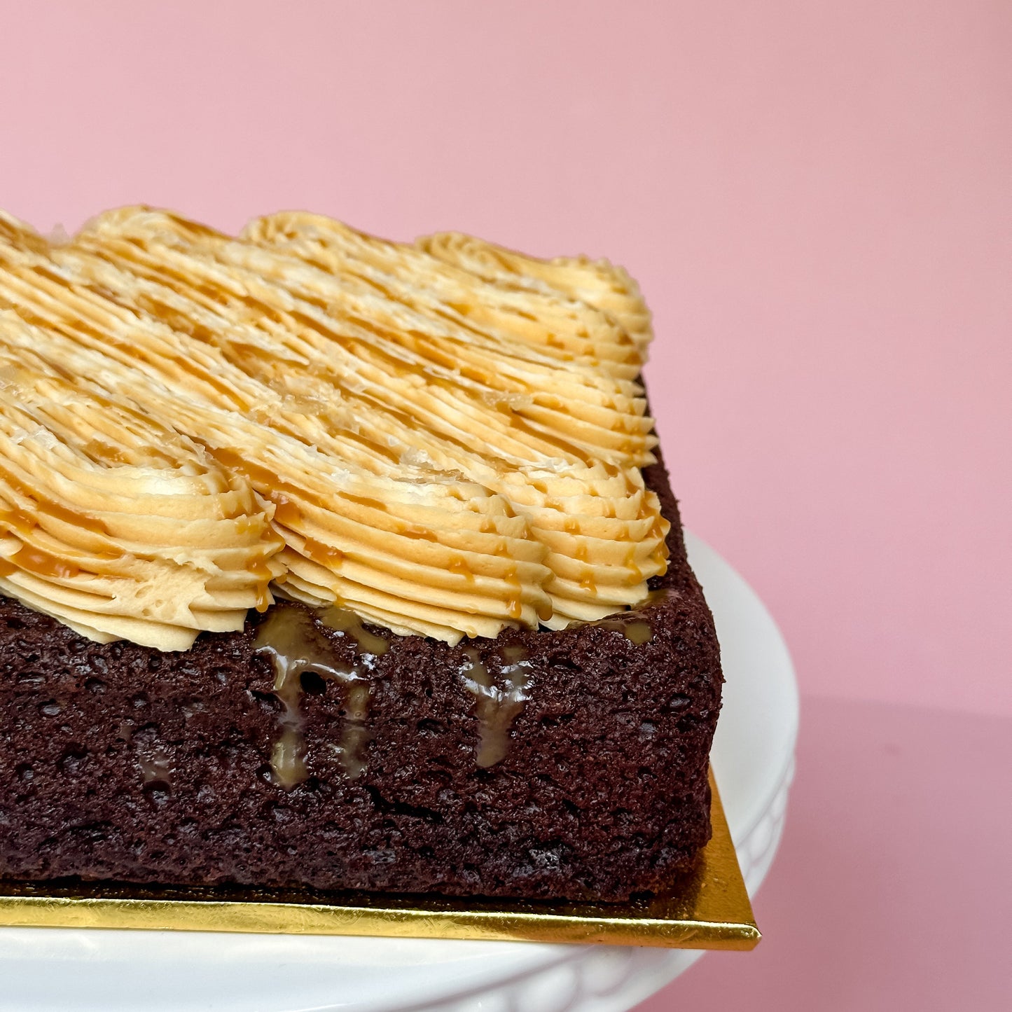 Chocolate Salted Caramel Snack Cake