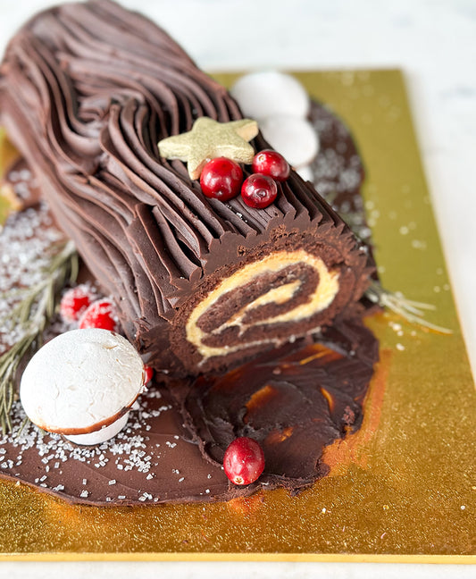 Yule Log Cake