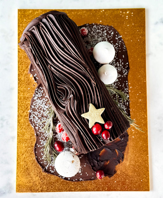 Yule Log Cake