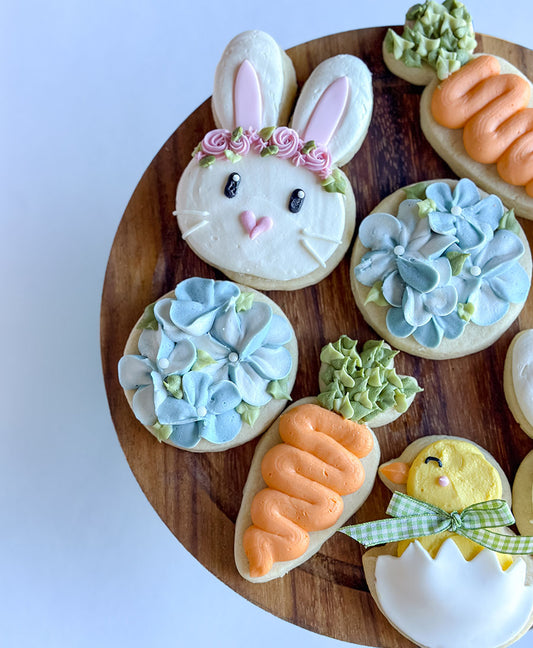 Easter Buttercream Sugar Cookies