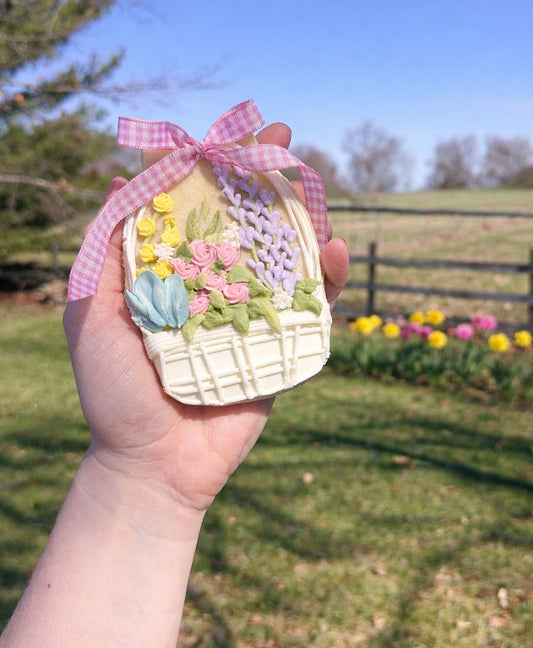 Single Easter Basket Cookie