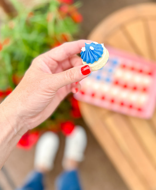 Mini Sugar Cookie Flag