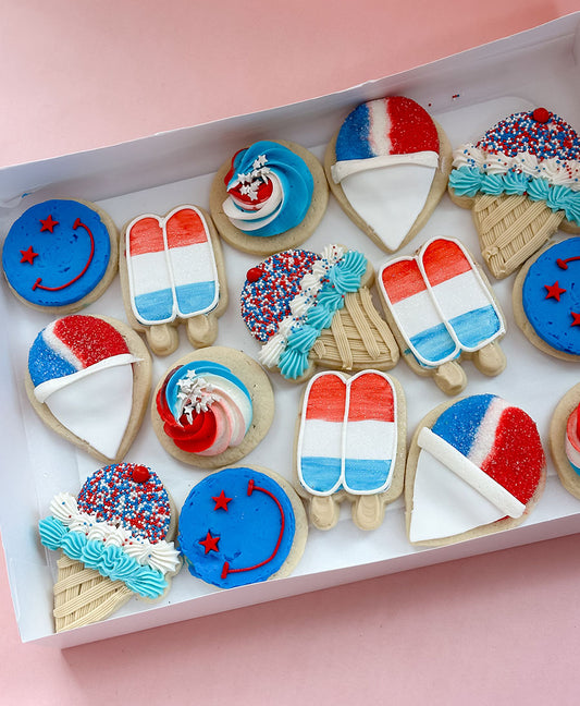 4th of July Sugar Cookie Box