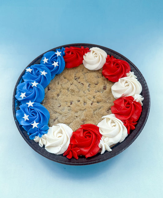 American Flag Cookie Cake