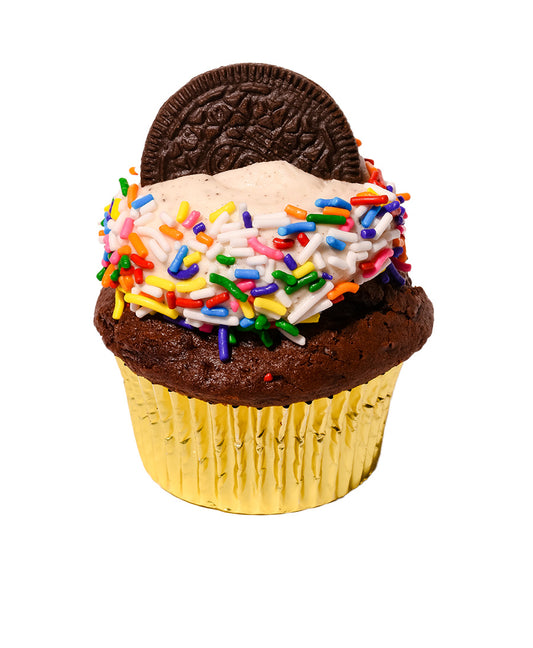 Birthday Cake Cookies & Cream Cupcake