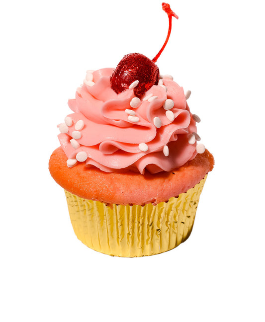 Cherry Almond Cupcake