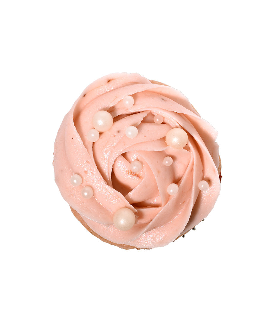 Pink Champagne Cupcake