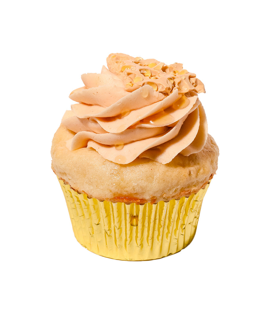 Peanut Butter Banana Honey Cupcake