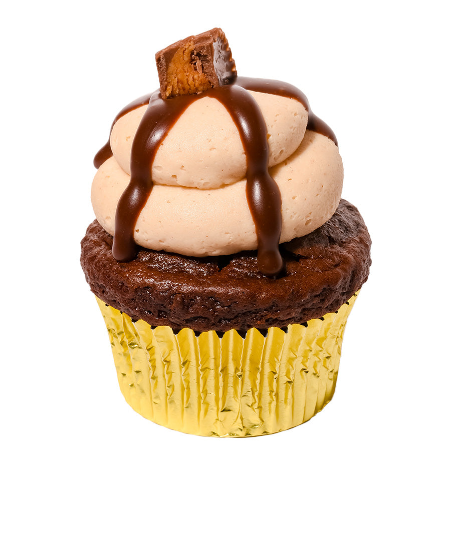 Stuffed Reese's Cupcake