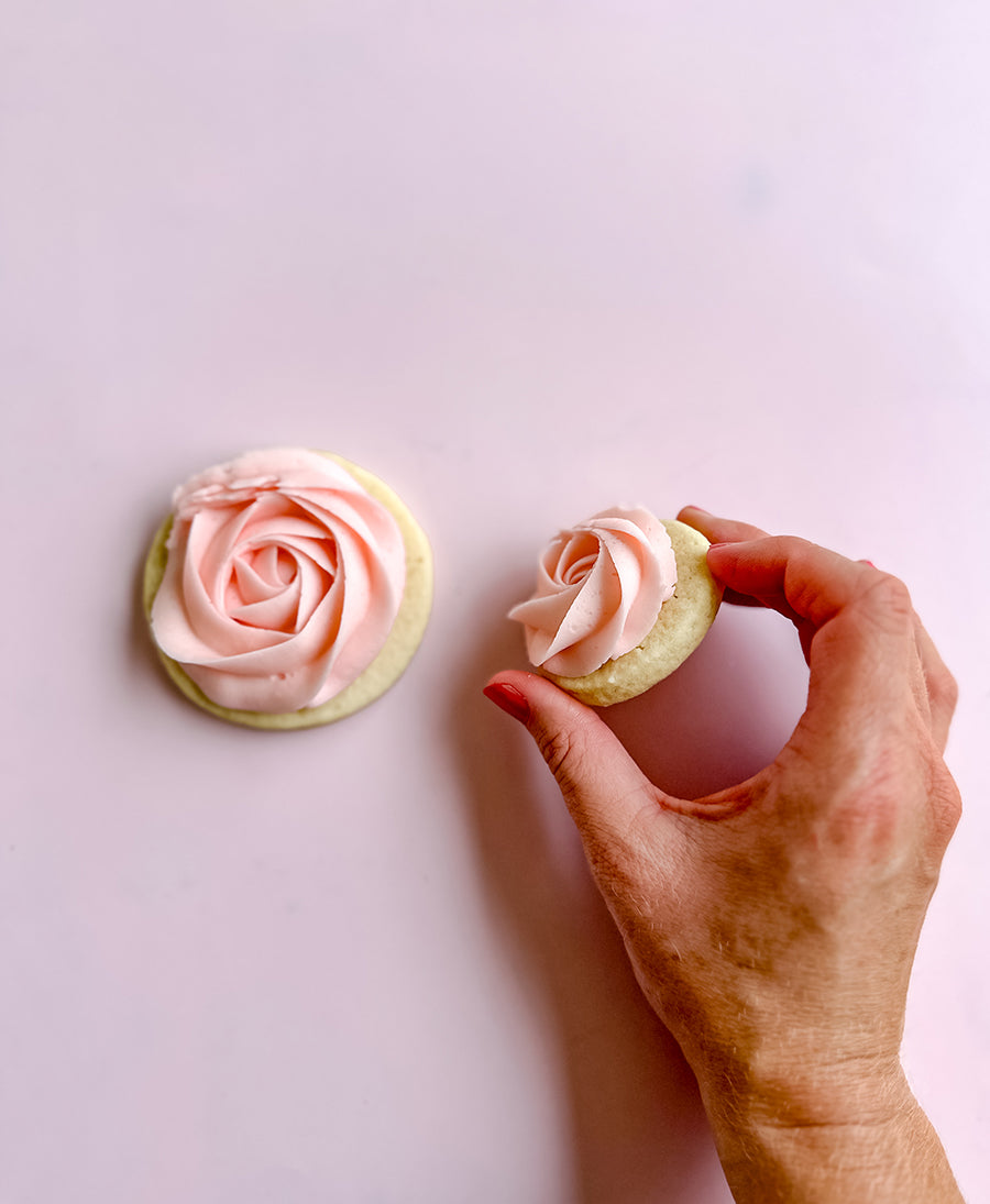 Mini Roses And Cookies Mini Sugar Cookie Roses – Kelsey Elizabeth Cakes