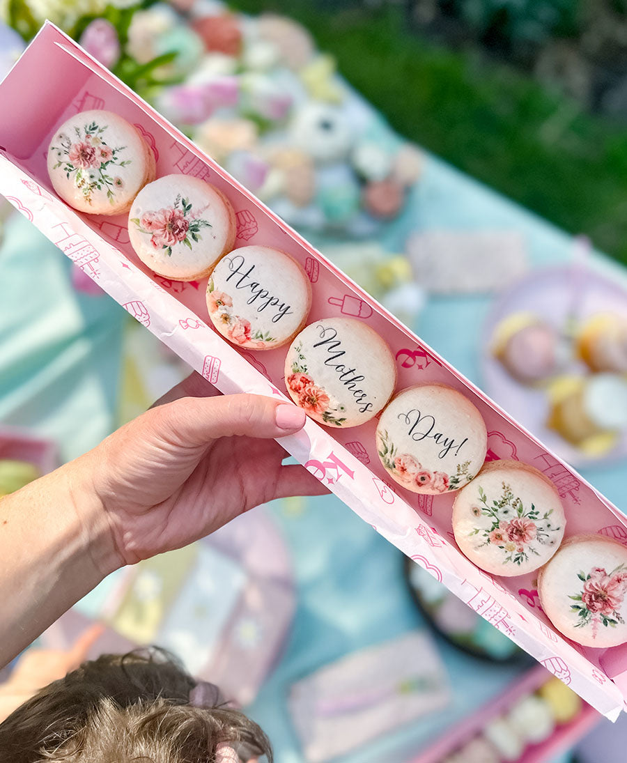 Mother’s Day Floral Macaron Set