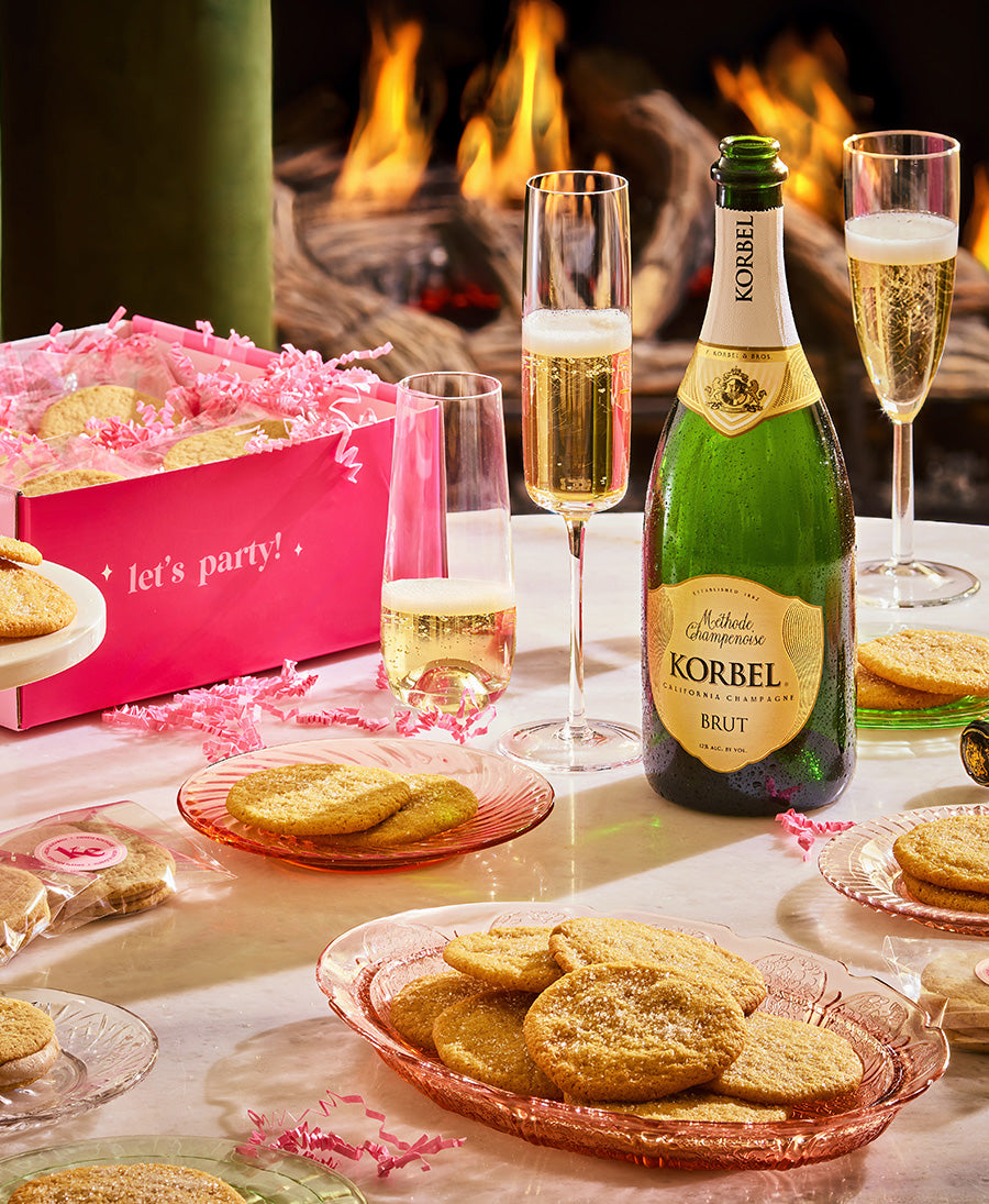 Kelsey Elizabeth Cakes x KORBEL Brown Sugar Cookie