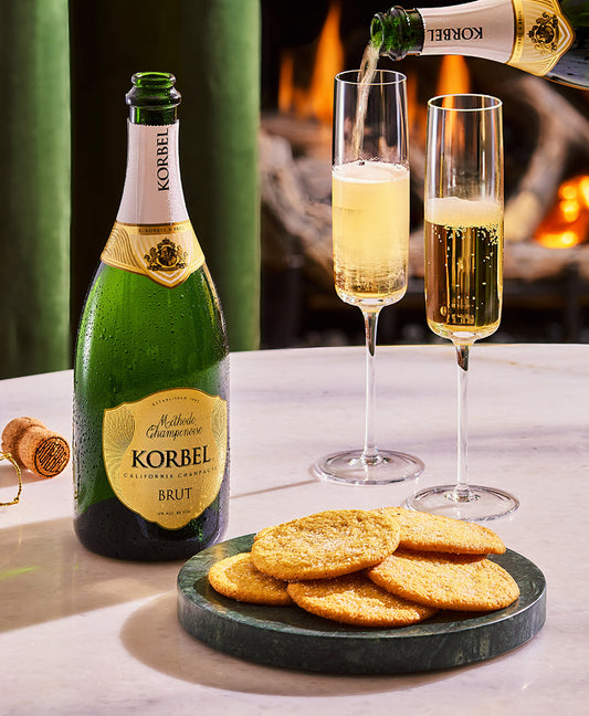 Kelsey Elizabeth Cakes x KORBEL Brown Sugar Cookie