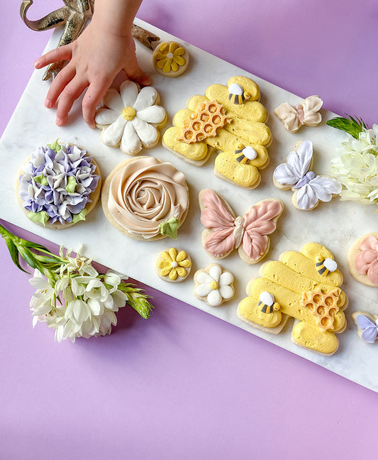 Flower Buttercream Sugar Cookies