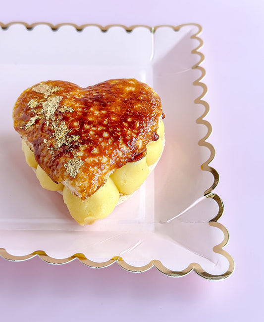 Single Crème Brûlée Heart