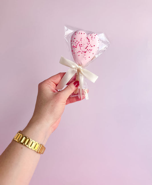 Valentine’s Day Heart Cakesicle