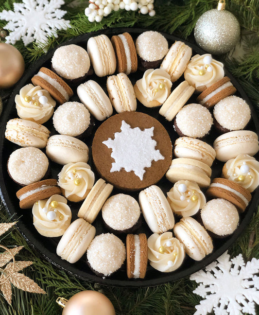 Winter Wonderland Snowflake Party Tray