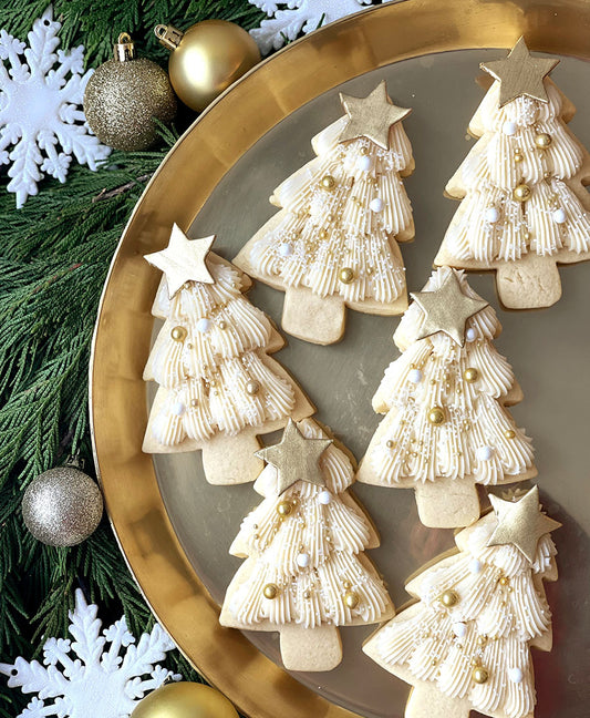 Six Christmas Sugar Cookies